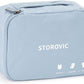 Travel Packing Cubes: Water-Resistant, Odor-Eliminating, Soft & Portable Luggage Organizer Bags for Socks, Underwear, and Gym Gear - Space-Saving, Blue（12.6” × 8.5” × 4.7”） M