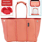 Neoprene Multipurpose Beach Bag Tote with Inner Zipper Pocket