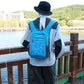 20L Hiking Backpack Lightweight Packable Hiking Daypack Small Travel Outdoor Foldable Shoulder Bag Blue