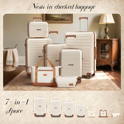 Luggage Sets with Spinner Wheels (7 Count)