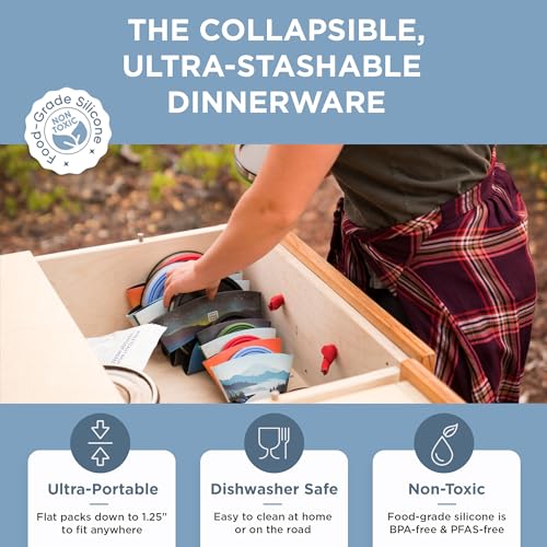 1 Quart Collapsible Insulated Bowl with Lid