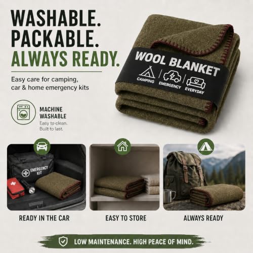 JMR Wool Camping Blanket 10