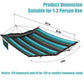 12FT 2 Person Hammock with V Shaped Spreader Bar