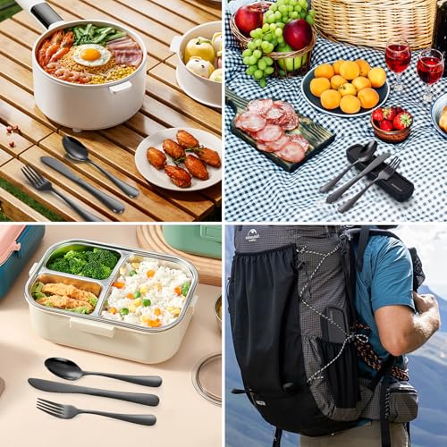Travel Utensils with Case (4 Count)