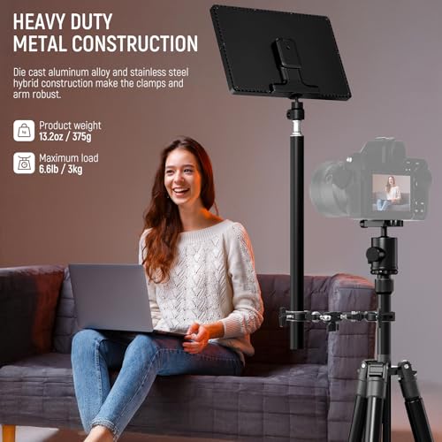 Double Super Clamp Camera Mount with Magic Arm