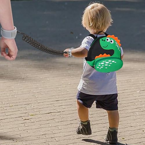 Toddler Harness Backpack Leash + Black Anti Lost Wrist Link