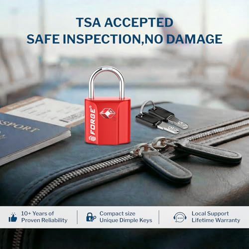 1''x1'' TSA Approved Luggage Locks (2 Count)