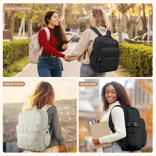 Quilted Backpack with RFID