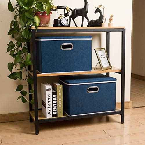 Extra Large Collapsible Storage Bins with Lids [5 (5 Count)
