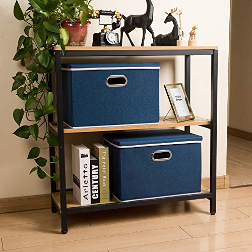 Extra Large Collapsible Storage Bins with Lids [3 (3 Count)