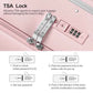 24 Inch Checked Luggage Hard Shell Suitcase Top Opening Suitcases