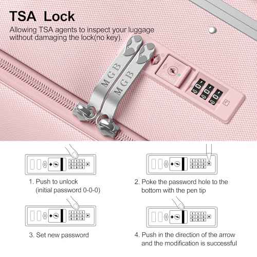 24 Inch Checked Luggage Hard Shell Suitcase Top Opening Suitcases