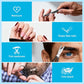Tweezers Set for Men 9 Pcs Nail Clipper Kit with Case for Grooming (9 Count)