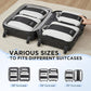 4 Set Compression Packing Cubes for Travel Essentials (4 Count)