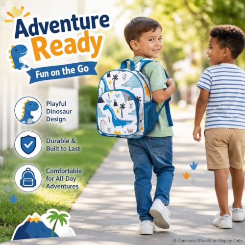 3PCS Toddler Backpack for Boys (3 Count)