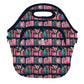 LunchTote Zippered Bag Insulated Neoprene Caddy (Booked for the Afternoon / X-Large 6.5 Quart Lunch Tote)