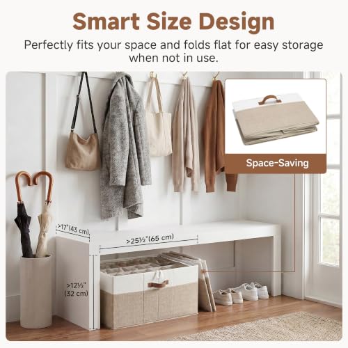 24 Pair Large Shoe Organizer for Closet