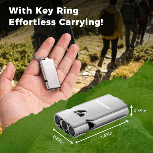 3 Tube Loud Whistle for Emergency Survival