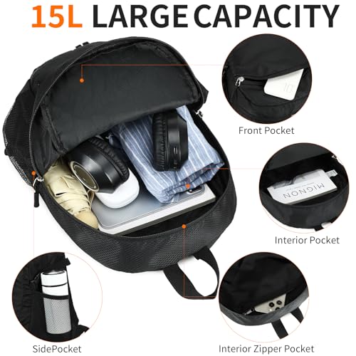 Small Hiking Backpack Travel Lightweight Hiking Packable Daypack Water