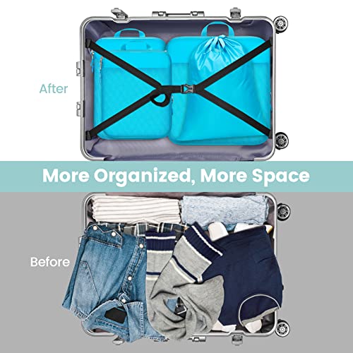 Mesh Compression Packing Cubes for Travel (6 Count)