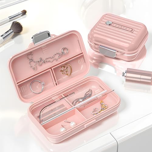 Travel Pill Organizer Box with Medicine Labels