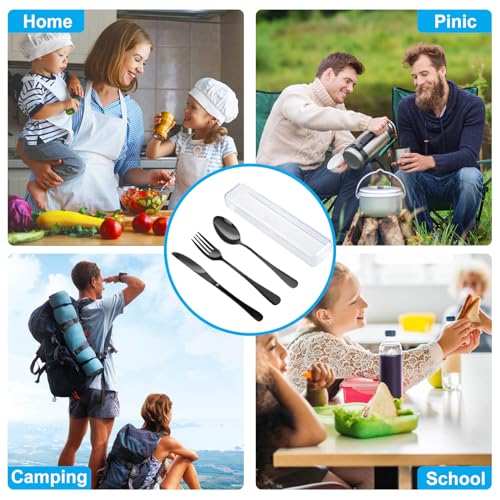 4PCS Premium Travel Utensils With Case