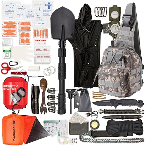 Emergency Survival Kit with First Aid Gears and Supplies (250 Count)