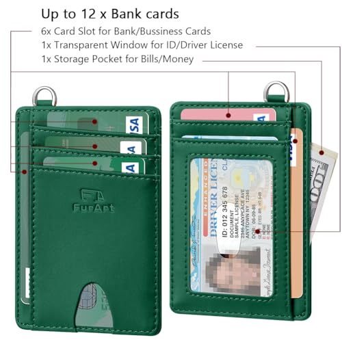 Slim Minimalist Wallet RFID Credit Card Holder for Men