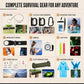 Survival Kit 250Pcs Survival Gear First Aid Kit with Molle System Compatible Bag and Emergency Tent