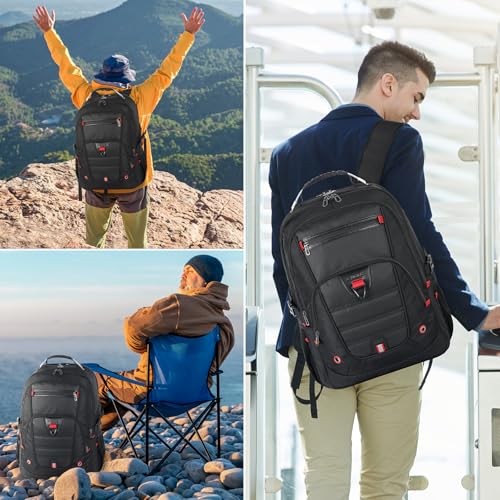 52L Extra Large Travel Backpack for Men&Women