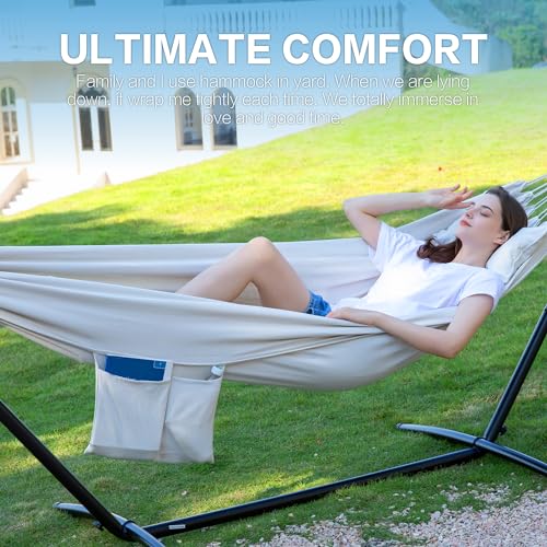 Double Hammock with Stand for Outside