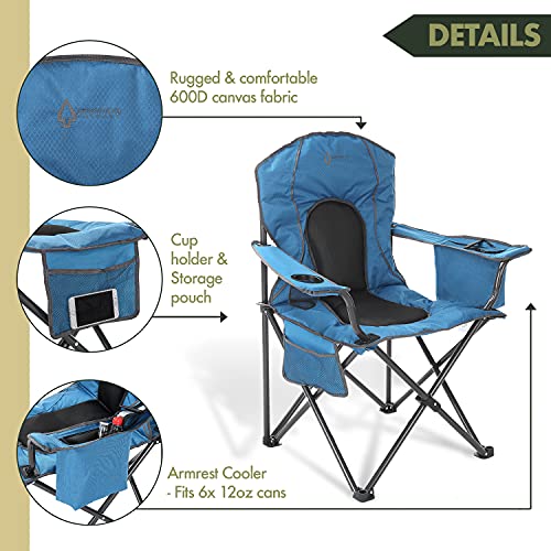 Portable Folding Camping Quad Chair w