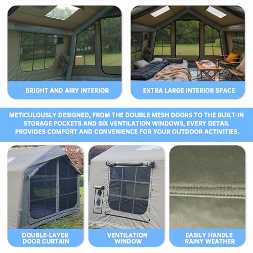 Large Luxury Inflatable Camping Tent