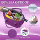 Purple Lunch Box for Women Insulated Lunch Bag Fits Bento Boxes