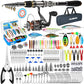 Fishing Rod with 137PCS Lures
