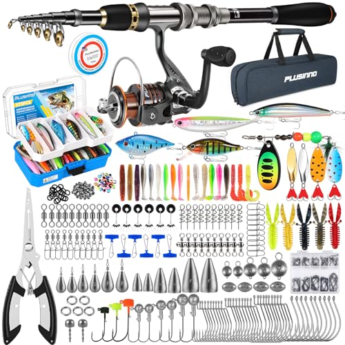 Fishing Rod with 137PCS Lures