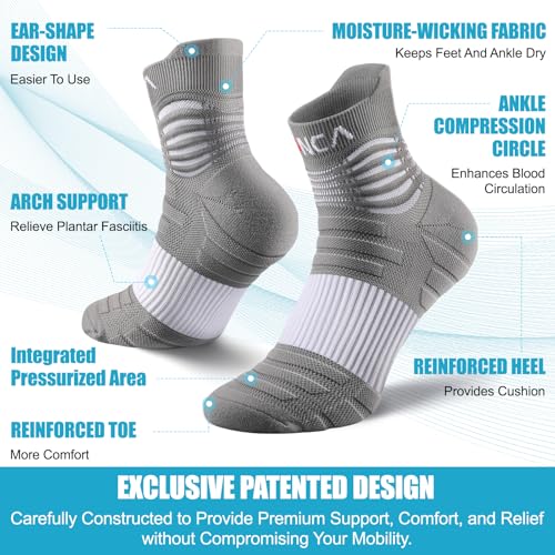 Professional Compression Socks for Women Men Circulation (2 Count)