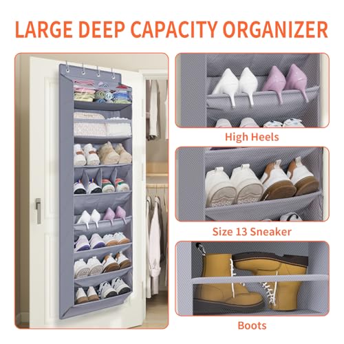 1 Pack Over The Door Shoe Organizer