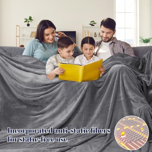 Fleece Blanket Oversized King 120"x120"