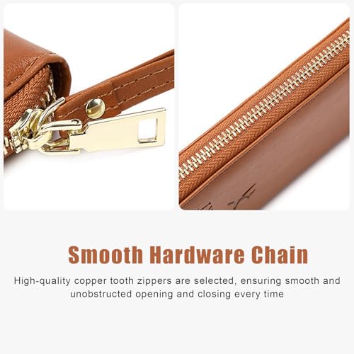 Multi Function RFID Travel Passport Wallet with Phone Pocket