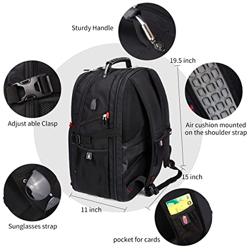 Extra Large Travel Laptop Backpack for Men