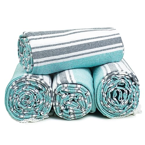 Cotton Turkish Beach Towels (4 Count)