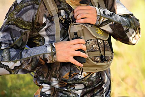 Bino Hub Hunting Adjustable Binocular Straps Harness Chest Pack with Range Wrap & Range Lock Included for Bow Hunting