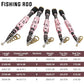 Portable Telescopic Fishing Rod with Carbon Fiber Material and Precision Carved Reel Seat