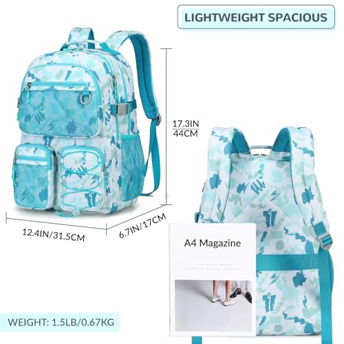 Multi Pocket Backpack for School College Travel