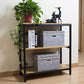 Foldable Storage Bins with Lids [5 (5 Count)