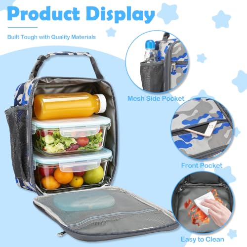 Kids Lunch box Insulated Soft Bag Mini Cooler Back to School Thermal Meal Tote Kit for Girls