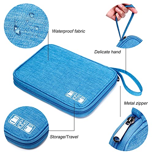 Travel Electronics Organizer Portable Cable Organizer Bag for Storage Electronic Accessories Case for Cord