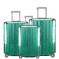 3-Piece Set (20/24/28 Inch) Clear Suitcase Cover (Gray Trim) (3 Count)