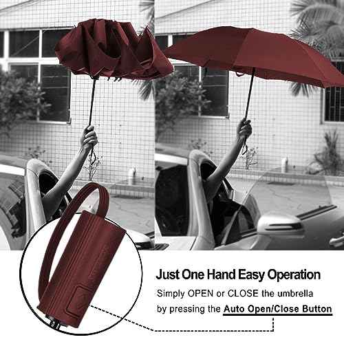 Umbrella Compact Inverted Folding Umbrellas Auto Open Auto Close